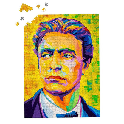 Пъзел от картон с лика на Васил Левски - 1000 части